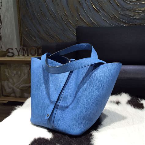 hermes picotin 22 blue paradise|picotin 22 price.